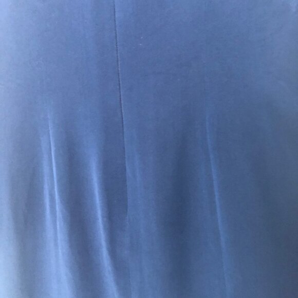 Hugo Buscati Collection Royal Blue Silk Dress Size 8 - Picture 8 of 12